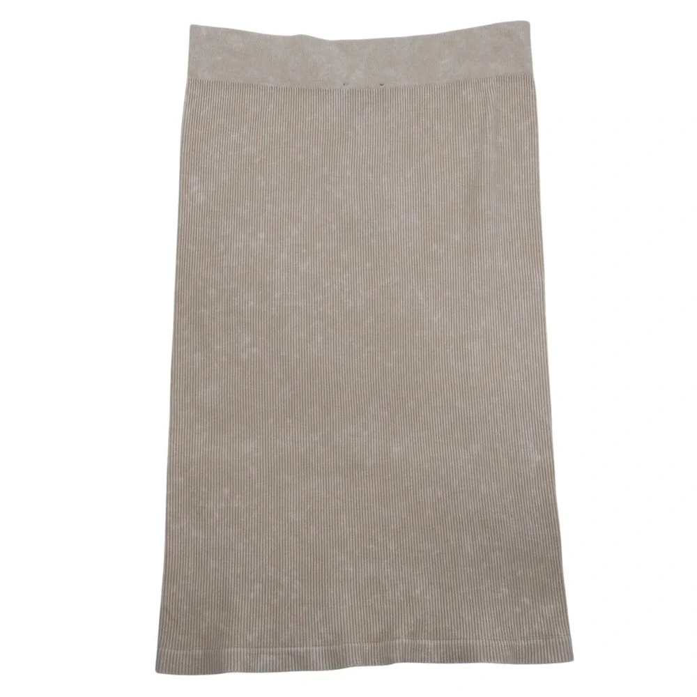 PrettyLittleThing Contour‎ Rib Low Rise Midaxi Skirt Stone Wash XL NWT Stretch